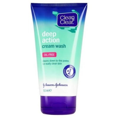 Clean & Clear Deep Action Oil Free Cream Wash