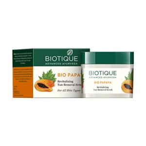 biotique bio papaya revitalizing tan-removal scrub review