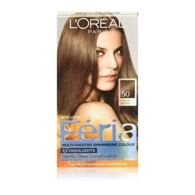 L’Oreal Paris Feria Multi-Faceted Shimmering Permanent Hair Color – Medium Brown 50 Price in BD