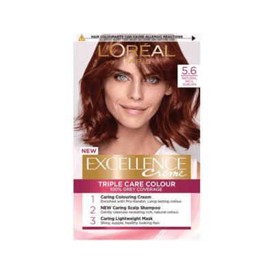 L’Oreal Excellence Crème 5.6 Natural Rich Auburn Red Permanent Hair Dye Price in Bangladesh