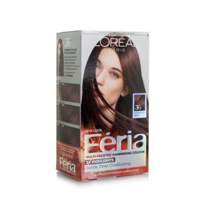 L’Oreal Paris Feria Multi-Faceted Shimmering Permanent Hair Color Deep Burgundy Brown 36 Price in BD