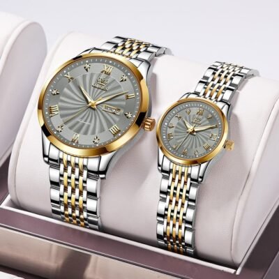 OLEVS Couple Watch Fashion Lovers Watches