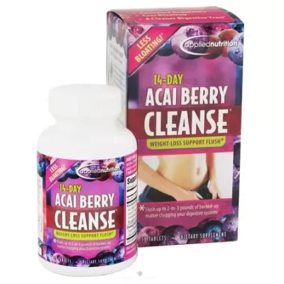 APPLIED NUTRITION 14 DAY ACAI BERRY CLEANSE TABLETS Peice in BD