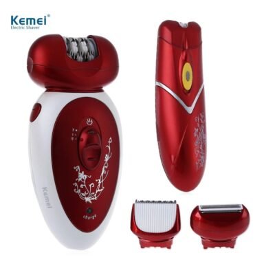 Rechargeable Electric Epilator & Shaver Km-3048