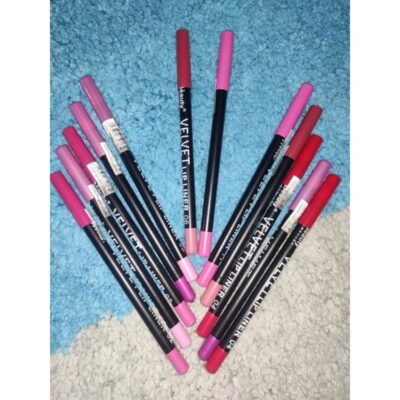 Velvet Lipliner Pencil 12Pcs Set for woman 1
