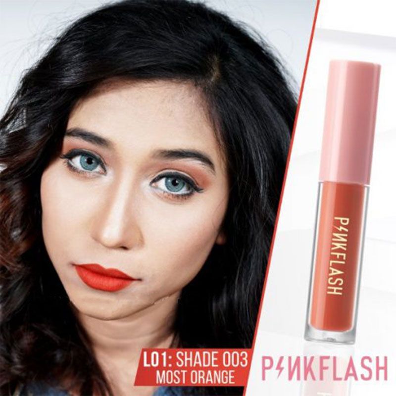 PINKFLASH Melting Matte Waterproof Lipcream O03 Most Orange ( L01