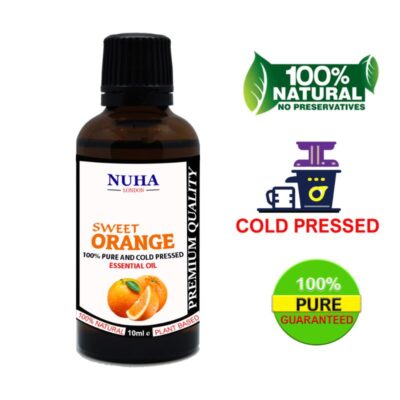 Nuha London Sweet Orange Essential Oil 10ml - 100% Pure & Natural 1