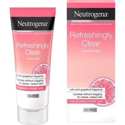 Neutrogena Refreshingly Clear Pink Grapefruit Oil Free Moisturiser 150 ml Tube 1
