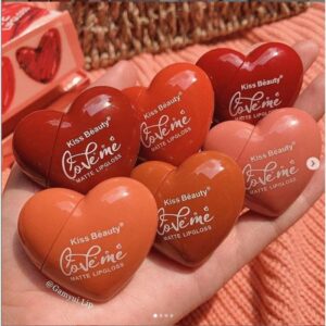 Love heart mini matte lipgloss -1 pcs randomly