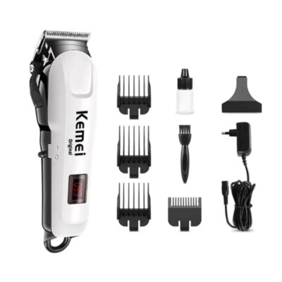 Kemei KM-809A Digital Electric Rechargeable Professional Hair Clipper Trimmer 1