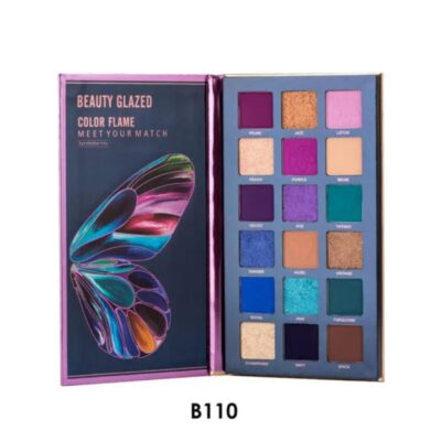 BEAUTY GLAZED 18 COLOR FLAME EYESHADOW WATERPROOF PALETTE 1