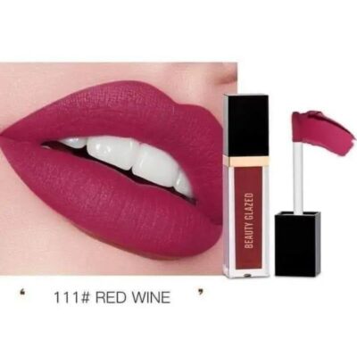 Beauty Glazed Super Mini Matte Liquid Lipstick-111 (Red_Wine) 1