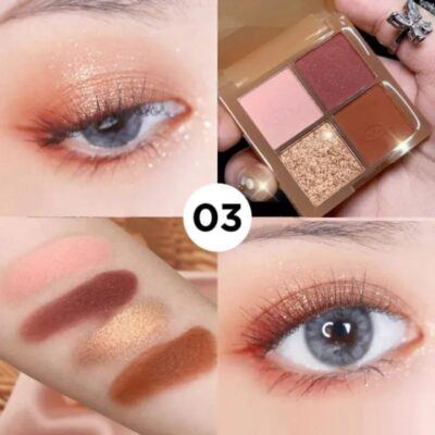 Chestnut Mini 4 Colors Eyeshadow Palette Shade no - 03 1