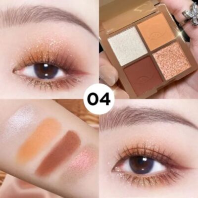 Chestnut Mini 4 Colors Eyeshadow Palette Shade no -04 1