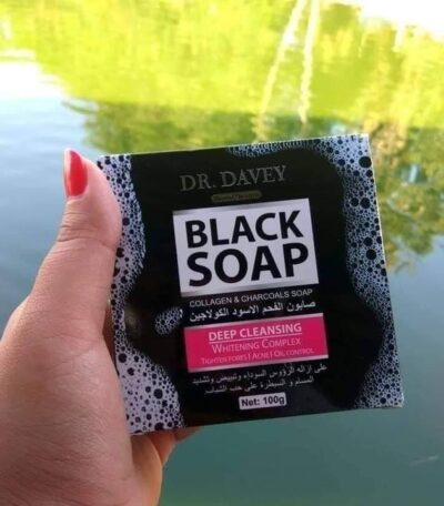 DR.DAVEY Black soap Collagen & Charcoals soap 1