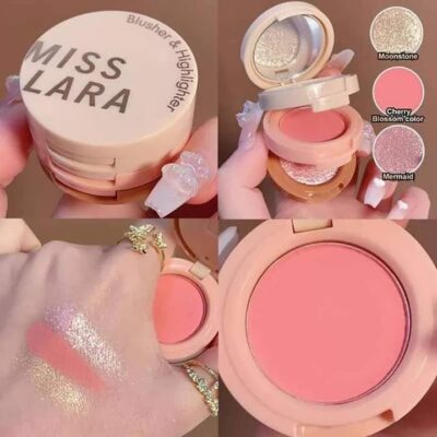 Miss lara Blush Highlighter 3 in 1 makeup palette 1