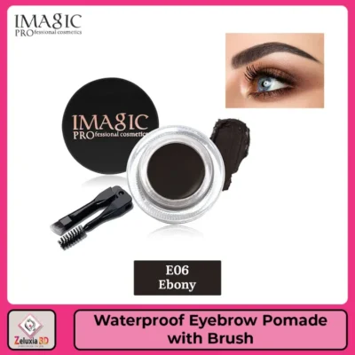 IMAGIC Professional Eyebrow Gel: Waterproof Brow Pomade with Brush for Perfect Brows 1
