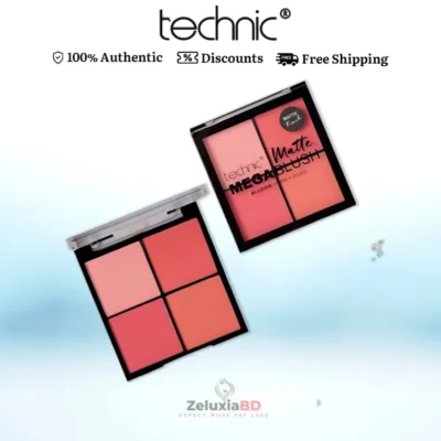 Technic Matte Highly Pigmented Mega Blush Ultra-milled Texture and Long Lasting 1