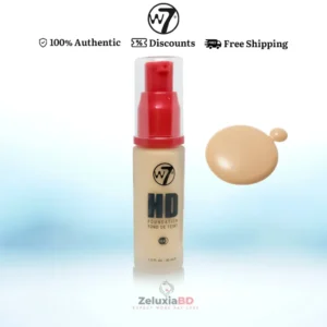 W7 12 Hour HD Foundation - Creme Brulee 30ml