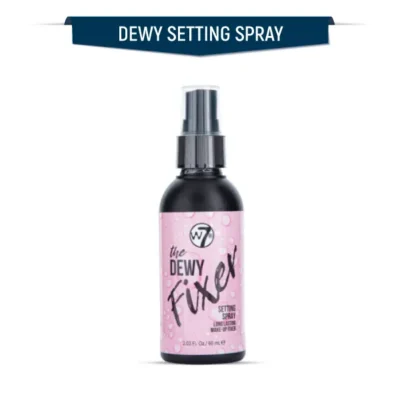W7 The Dewy Fixer Makeup Setting Spray 60ml - Hydrating & Radiant Finish