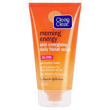 clean & clear morning energy skin energising daily facial scrub clean and clear morning energy skin energising daily facial scrub