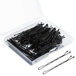 Sweet Strawberry Flat Bobby Pins -Black